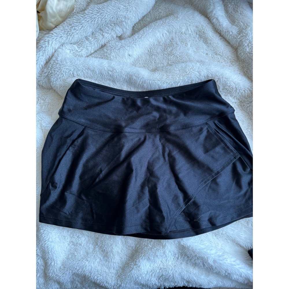 Noli Yoga Women's Black Liquid Skort Size S